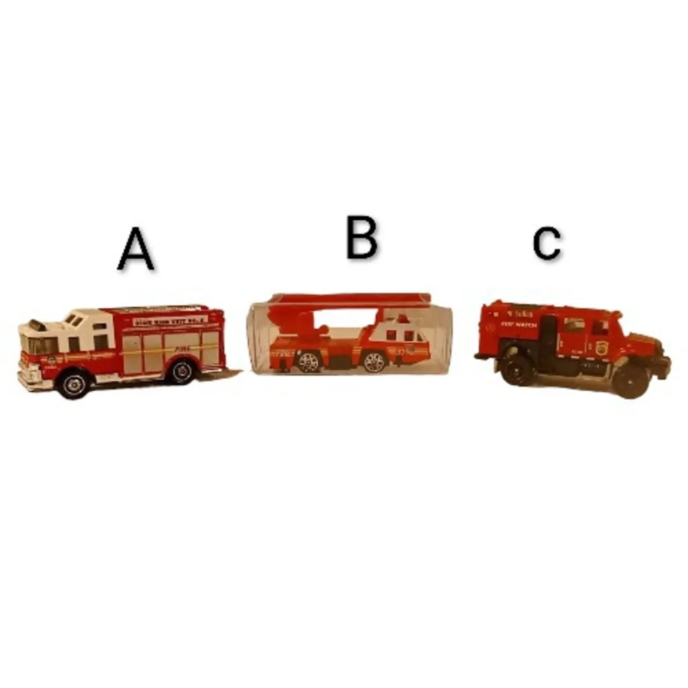 Red Fire Truck Toy Set